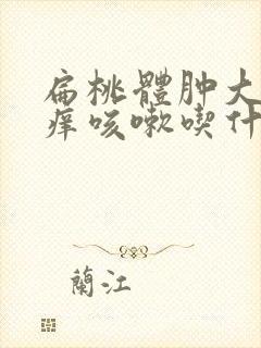 扁桃体肿大喉咙痒咳嗽吃什么药好