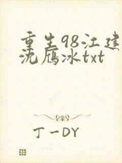 重生98江建忠沈雁冰txt