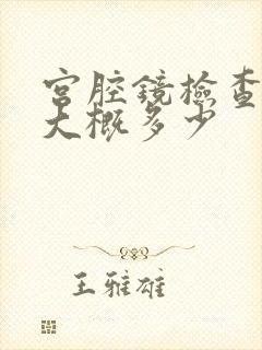 宫腔镜检查费用大概多少