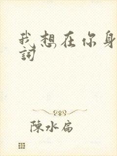 我想在你身边歌词