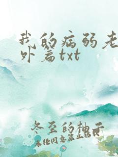 我的病弱老婆番外篇txt