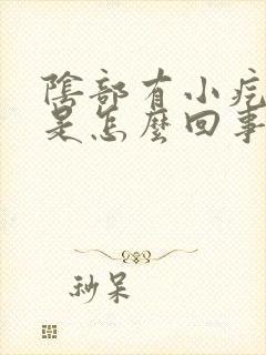 阴部有小疙瘩疼是怎么回事