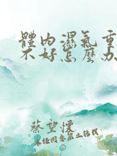 体内湿气重脾胃不好怎么办