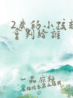 2岁的小孩离婚会判给谁