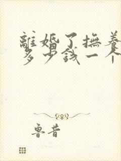 离婚了抚养费打多少钱一个月