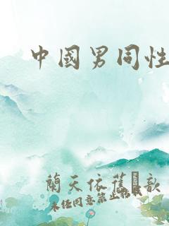 中国男同性