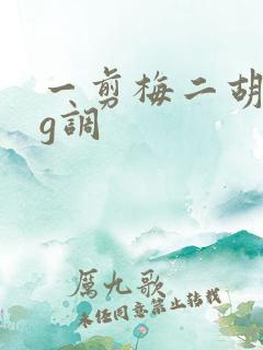 一剪梅二胡曲谱g调