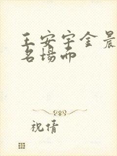 王安宇金晨吻戏名场面