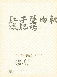 肚子坠肉软容易减肥吗