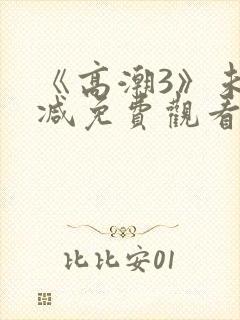 《高潮3》未删减免费观看