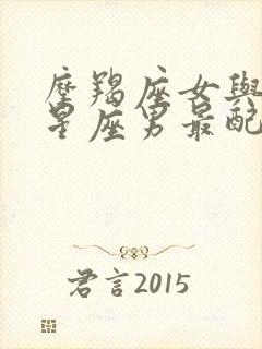 摩羯座女与什么星座男最配