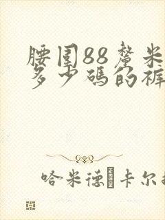 腰围88厘米是多少码的裤子