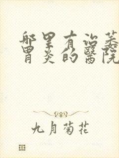 哪里有治萎缩性胃炎的医院