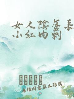 女人阴唇长了个小红肉刺