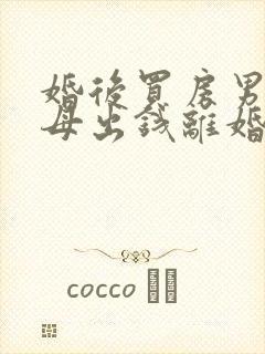 婚后买房男方父母出钱离婚怎么分