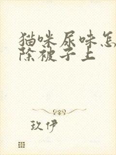 猫咪尿味怎么去除被子上