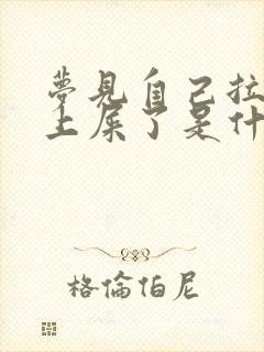 梦见自己拉到床上屎了是什么意思