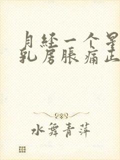 月经一个星期前乳房胀痛正常吗