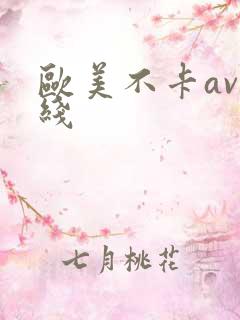 欧美不卡av在线