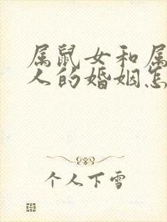 属鼠女和属马男人的婚姻怎么样