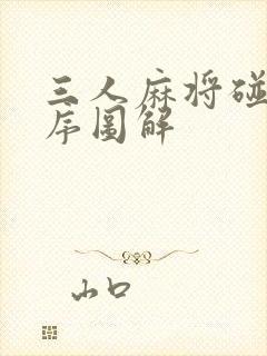 三人麻将碰牌顺序图解