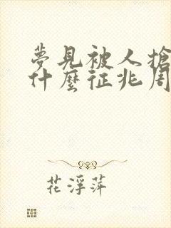 梦见被人抢劫是什么征兆周公解梦