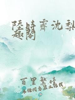 陆时霁沈梨初笔趣阁