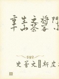 重生之将门毒后千山茶客 小说