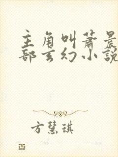 主角叫萧晨的全部玄幻小说