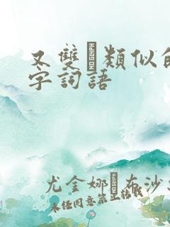 又双类似的四字词语