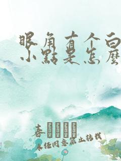 眼角有个白色的小点是怎么回事