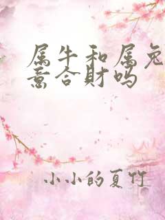 属牛和属兔做生意合财吗