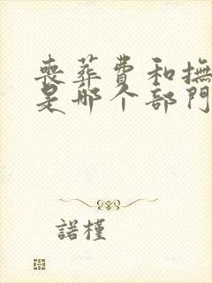 丧葬费和抚恤金是哪个部门发放