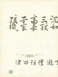 孩子高三沉迷手机家长该如何处理