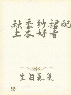 秋季纱裙配什么上衣好看