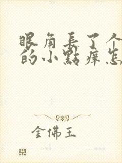 眼角长了个白色的小点痒怎么回事