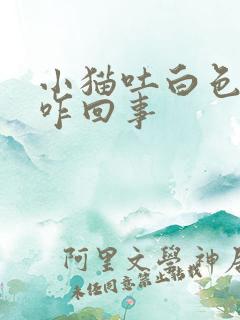 小猫吐白色沫子咋回事