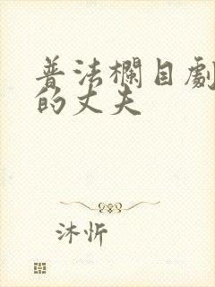 普法栏目剧多疑的丈夫