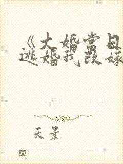 《大婚当日夫君逃婚我改嫁》