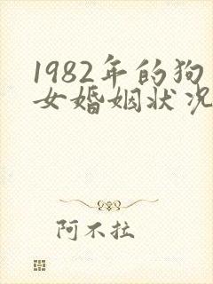 1982年的狗女婚姻状况及命运