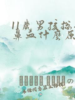 11岁男孩总流鼻血什么原因