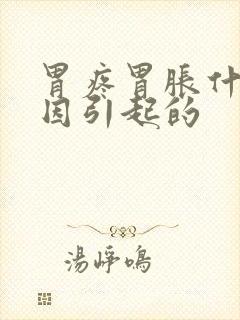 胃疼胃胀什么原因引起的