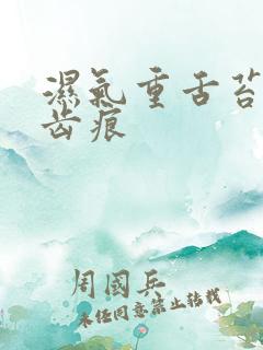 湿气重舌苔白有齿痕