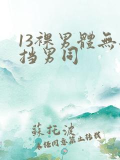 13裸男体无遮挡男同
