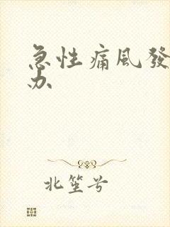 急性痛风发作期办