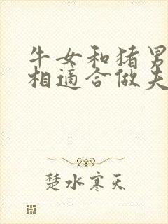 牛女和猪男的属相适合做夫妻吗