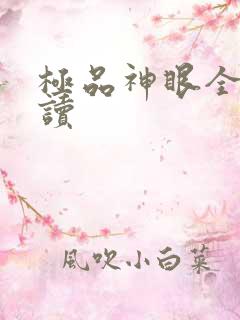 极品神眼全文阅读