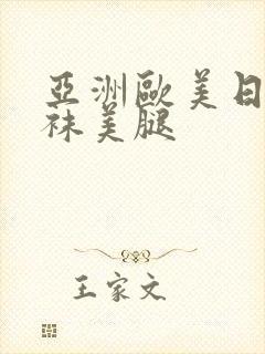 亚洲欧美日韩丝袜美腿