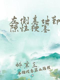 左侧基地节区腔隙性梗塞