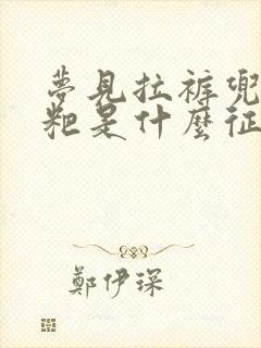 梦见拉裤兜子粑粑是什么征兆